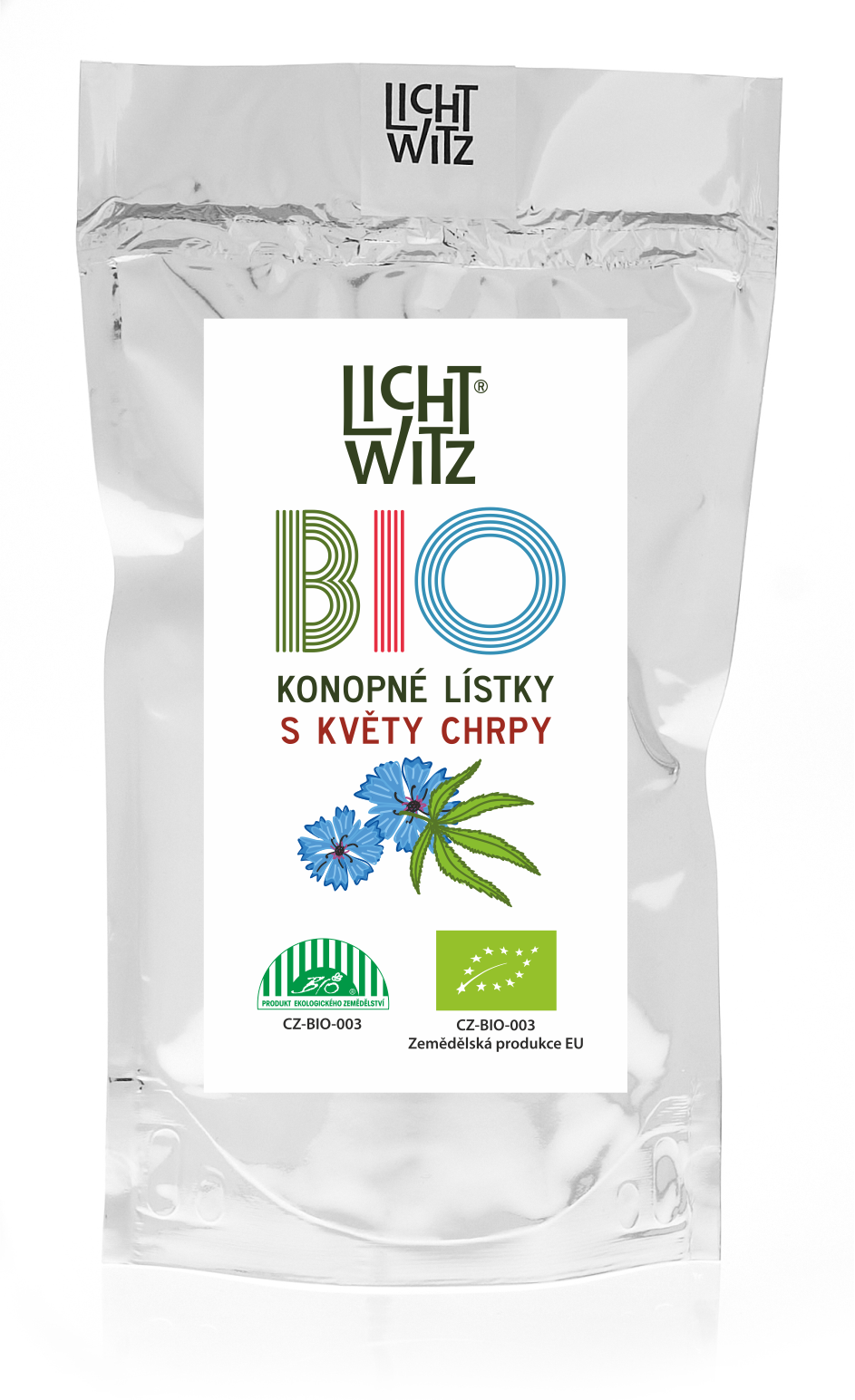 BIO Konopné lístky s květy chrpy 30g