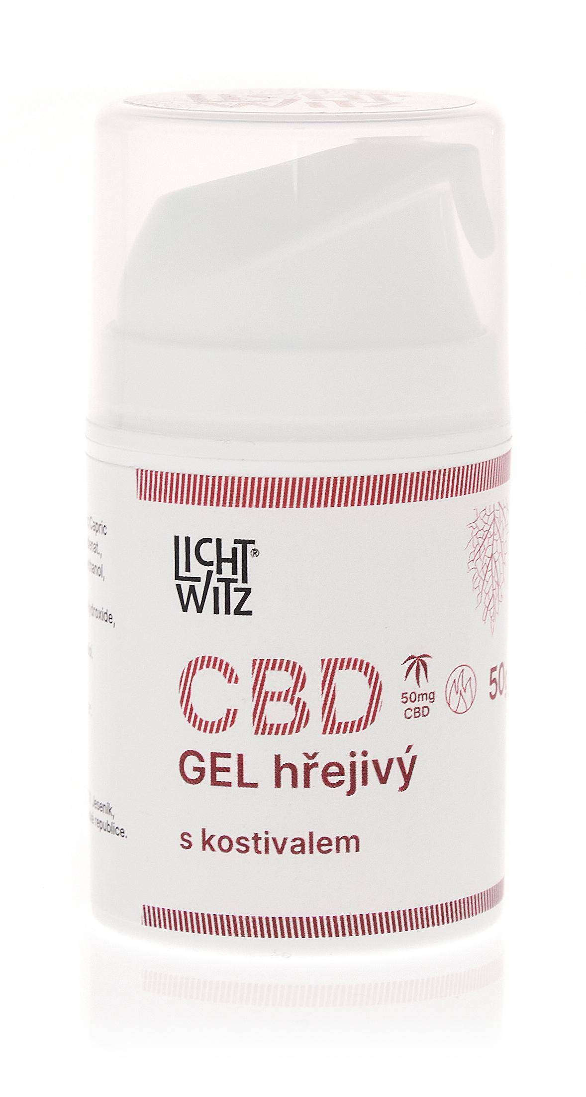 Hřejivý gel s kostivalem a CBD 50g 