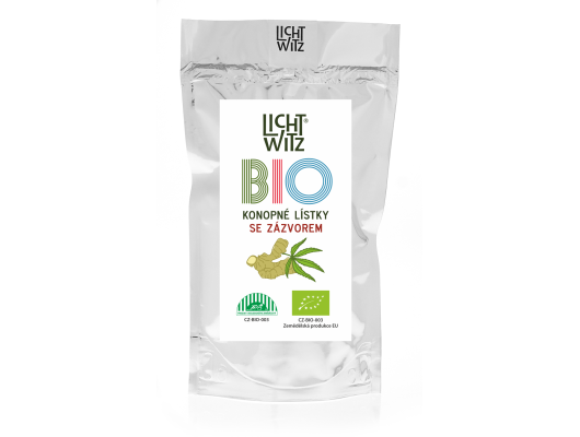 BIO Konopné lístky se zázvorem 30g
