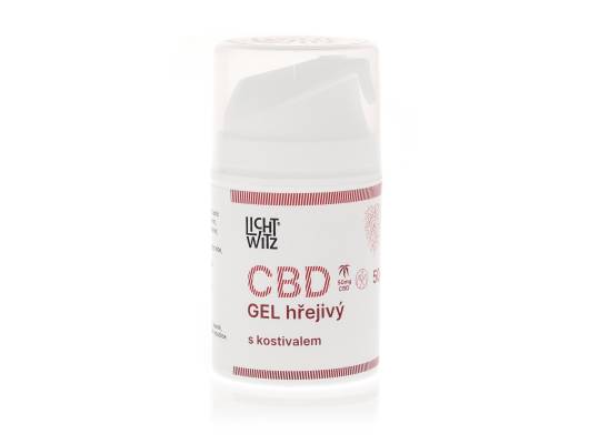 Hřejivý gel s kostivalem a CBD 50g